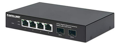 Switch Ethernet Gigabit Industrial Intellinet 4 Puertos Con 