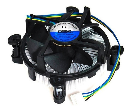 Imagem 2 de 6 de Cooler Processador Intel Soquete Lga 1150/1155/1156 Novo