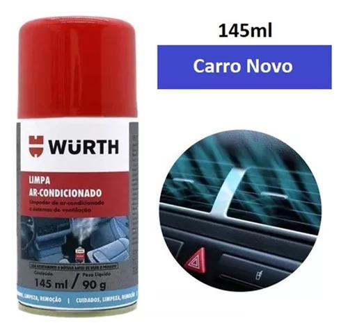 Hsw Limpa Ar Condicionado  Wurth 200ml