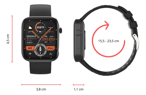 Relógio Smartwatch Colmi P71 Tela 1,9 Chamada Bluetooth