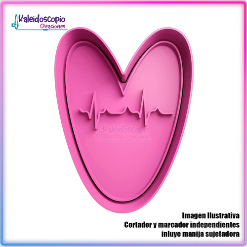 Corazon Electro 10cm Cortador Para Galletas Y Fondant