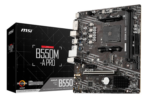 Motherboard Msi B550m Pro-vdh Wifi, Amd B550, Am4 Socke Am4 