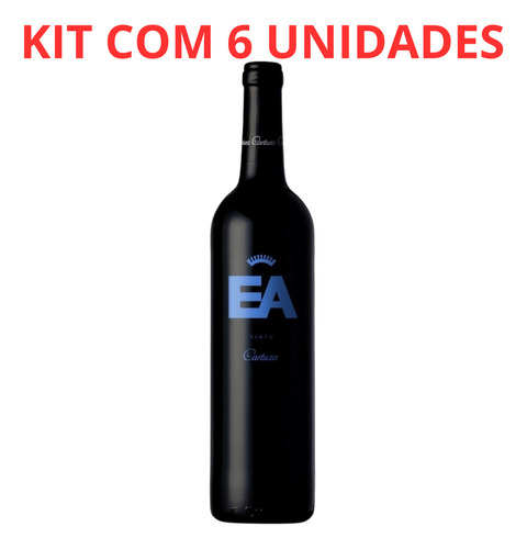 Vinho Português Ea 750ml Tinto Kit Com 6 Unidades