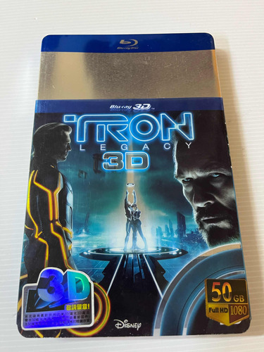 Blu Ray 3d Tron Steelbook Caja Metal Con Detalle Importado