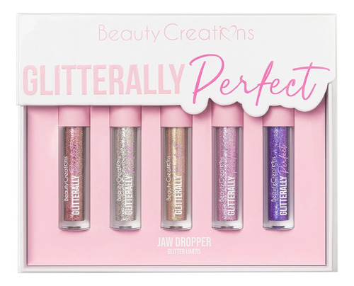 Set Glitterally Perfect Delineadores 5 Pcs Beauty Creations