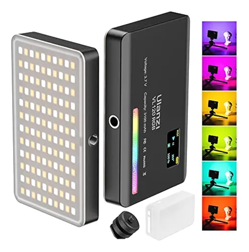 Luz De Video Ulanzi Vl120 Rgb, Luz Led De Bolsillo En La Cám