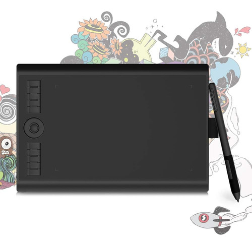 Tableta Gráfica Digital Artística De 10 X 6.25 Para Dibujo