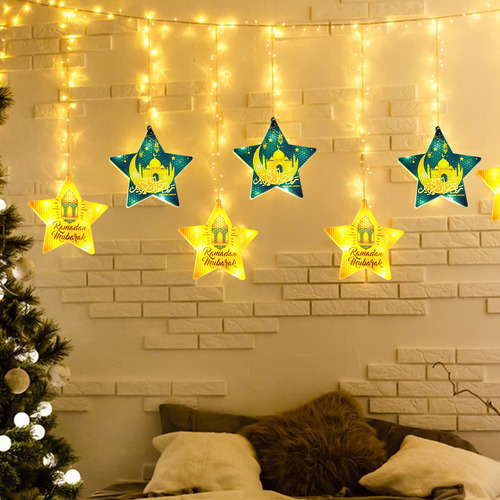Cortina Led B Castle Pentagonal Star Light String Sce