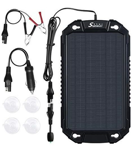 Cargador De Baterías Solar Sunway 12v Para Vehículos