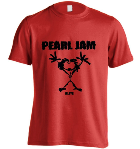 Remera Pearl Jam #01 Rock Artesanal Planta Nuclear