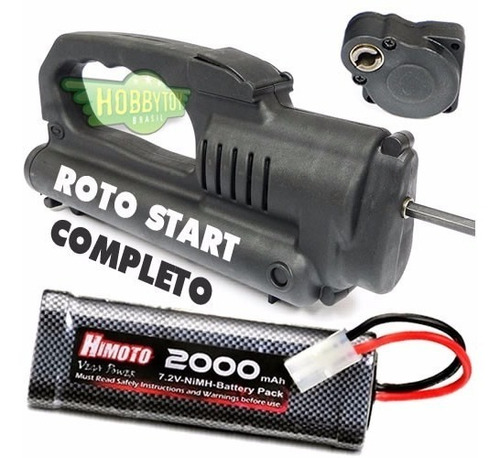 Roto Start Himoto + Bateria 7.2v 2000mah + Back Plate H12