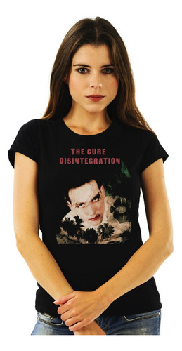 Polera Mujer The Cure Disintegration Remastered Pop Impresió