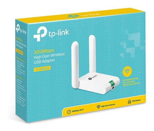 Tarjeta De Red Usb Wifi Tp-link Tl-wn822n De Alta Ganancia