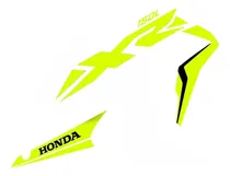 Comprar Calcos Honda Xr150l Personalizadas Amarillo Fluor 2 Lados Xr