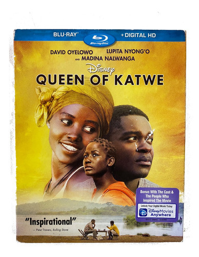 Bluray Rainha De Katwe - Disney - Original