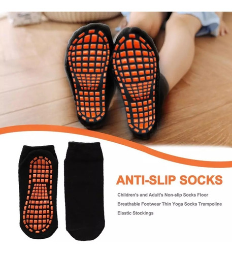 Imagen 2 de 3 de Pack 2 Pares Medias Antideslizantes Niñas Y Niños
