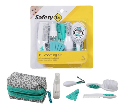 Cortauñas Bebe Kit Cuidado Higiene 10 Piezas Safety 1st