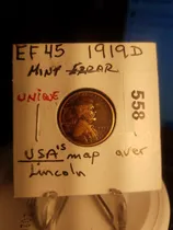 Comprar Centavo Americano D 1919-d Usado C\u002Ferror De Acuñacion #558