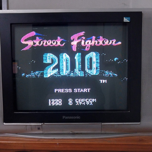 Cartucho Family Game Street Fighter 2010 Auténtico Único (Usado)