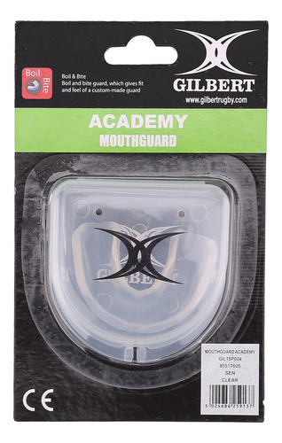 Protector Bucal Gilbert Mouthguard Academy En Blanco | Stock