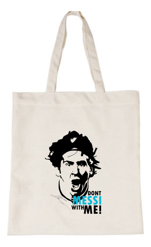 Bolsa Tela Lienzo Tote Bag Messi Argentina 10 Futbol 1