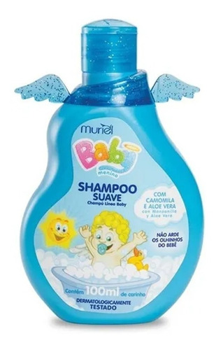 Imagem 4 de 5 de Kit Baby Menino Shampoo+ Cond+ Água De Colônia 100ml Muriel