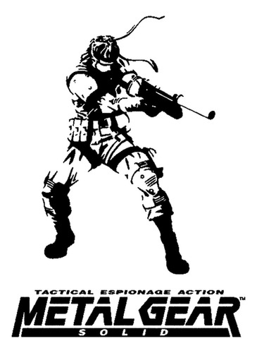 Vinilo Decorativo Videojuego Metal Gear Mod3
