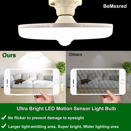 Bombillas Con Sensor De Movimiento Para Interiores Y Exterio