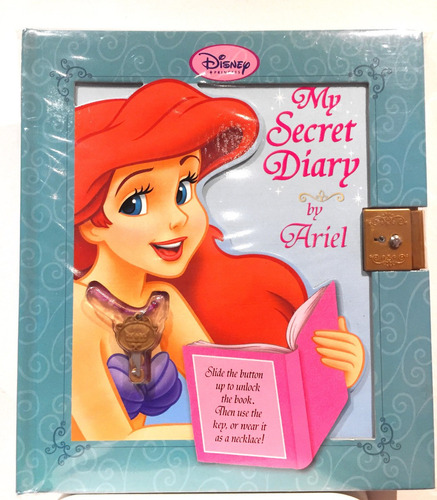 Disney La Sirenita Ariel Libro Mi Diario Secreto En Ingles