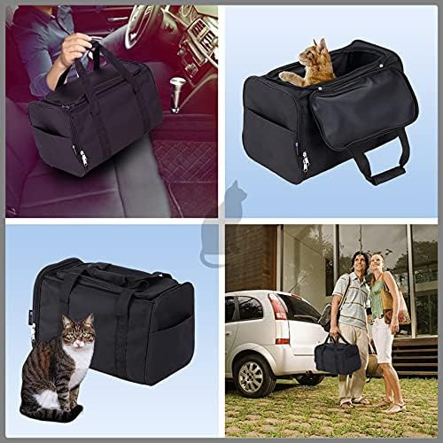 Caja De Arena Portátil Para Gatos Negra, Caja De Arena De Vi