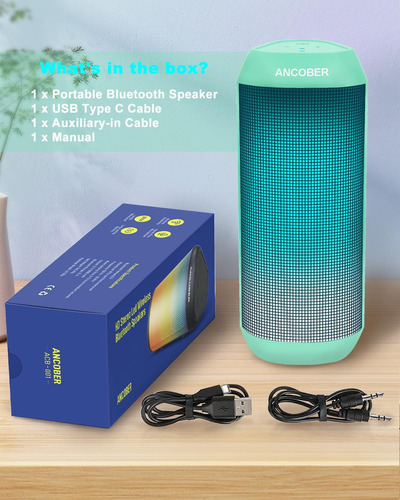 Altavoz Bluetooth, Altavoces Inalámbricos Portátiles Sonido