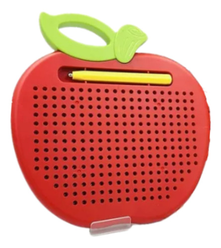 Lousa Magnetica Brinquedo Magpad Maçã Com Cartões Desenhos