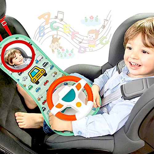 Juguetes De Asiento De Coche De Bebé Bebés Espejo, Vo...