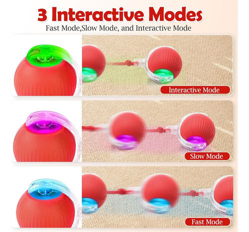 Genérico 360° Smart Ball, Interactive Cat Dog Toys Ball