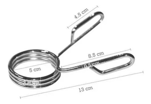 Imagen 3 de 5 de Collarines O Seguros De Barra Olímpica Profesional X 2 Unds