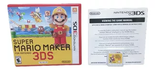 Super Mario Maker 3ds For Nintendo Físico Original Completo