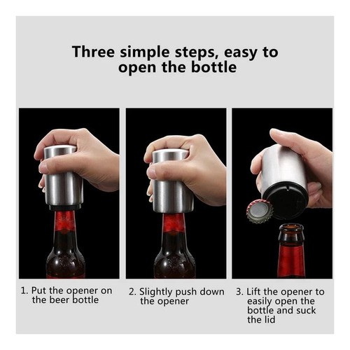 Abridor Automático De Botellas De Cerveza, Empuje Hacia Y De