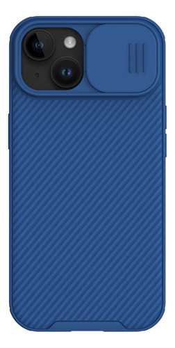 Capa protetora de câmera Nillkin para iPhone 15 + Blue Glass
