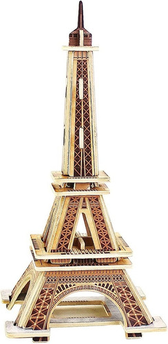 Rompecabezas 3d Madera Torre Eiffel