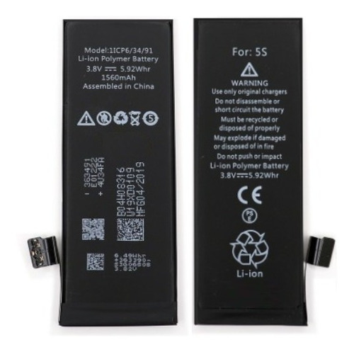 Imagem 2 de 2 de Bateria Compatível iPhone 5s - iPhone 5c + Chaves