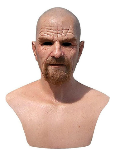 . Para Máscara De Anciano, Látex De Halloween Realista 3d