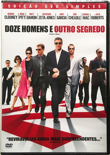 Dvd Doze Homens E Outro Segredo - George Clooney - Lacrado