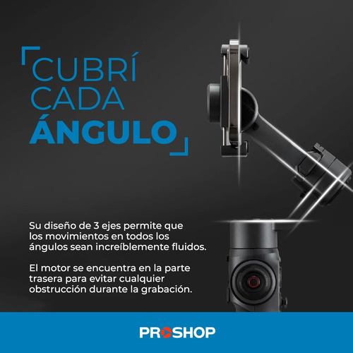 Imagen 4 de 10 de Estabilizador Celular Gimbal Tripode Zhiyun Smooth 5 Combo !