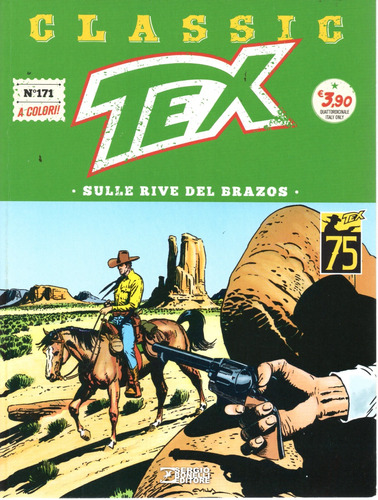 Tex Classic N° 171 - 68 Páginas Em Italiano - Sergio Bonelli Editore - Formato 16 X 21 - Capa Mole - 2023 - Bonellihq Cx221 Nov23