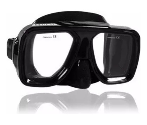 Visor Buceo Escualo Modelo M03 Silicon Negro