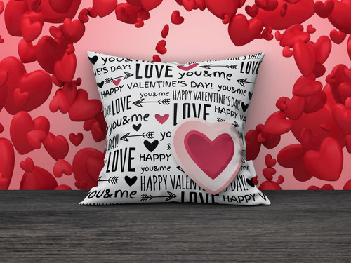 Diseños Almohadones San Valentín Parejas Sublimación M28