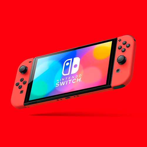 Nintendo Nintendo Switch OLED OLED 64GB cor vermelho