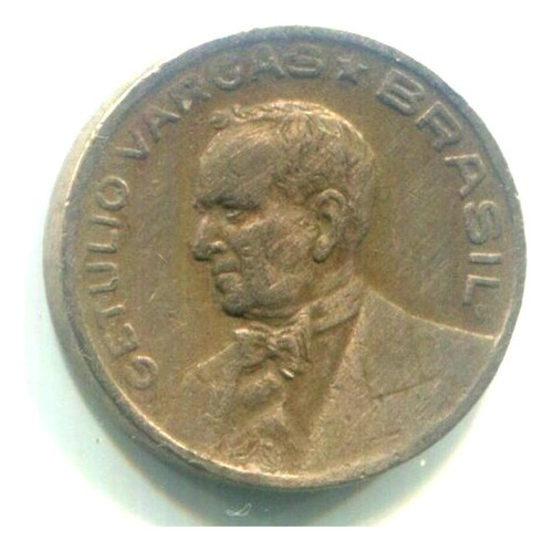 Moeda Do Brasil 10 Centavos 1943 - Níquel Rosa - Mbc - L.677