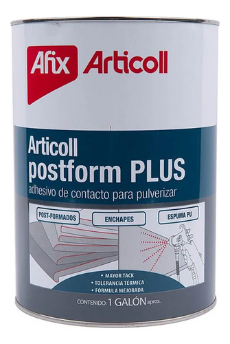 Adhesivo De Contacto Enchapes 1gl Articoll Afix