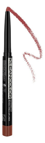 Delineador De Labios Waterproof Kleancolor Color Coffee